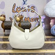 Fortok Louis Vuitton Low Key Shoulder Bag White M24990 26x18x7cm - 2