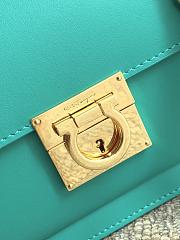 Fortok Salvatore Ferragamo Shoulder Bag Green 21G179 24.5x7x15.5cm - 5