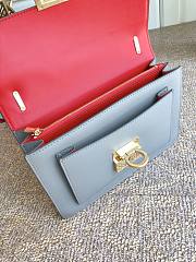 Fortok Salvatore Ferragamo Shoulder Bag Blue 21G179 24.5x7x15.5cm - 2