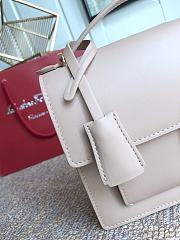 Fortok Salvatore Ferragamo Shoulder Bag Beige 21G179 24.5x7x15.5cm - 3