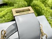 Fortok Salvatore Ferragamo Trifolio Box Bag White 20×15×8cm - 4