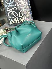 Fortok Loewe Flamenco Purse Mini Bag Green 23x17x5.5cm - 6