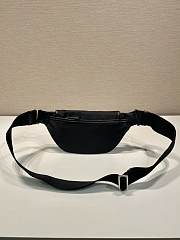 Fortok Prada Re-Nylon And Leather Shoulder Bag Black 2VH176 15x18x5cm - 5