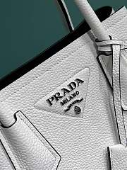 Fortok Prada Double Mini Bag White 1BG443 25x18.5x12.5cm - 4