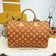 Fortok Louis Vuitton Speedy P9 Bandoulière 40 Bag in Orange M24421 40x26x23cm - 3
