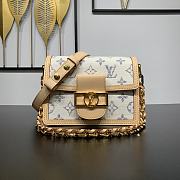 Fortok Louis Vuitton Mini Dauphine Bag Multicolor Beige M24841 20x15x9cm - 1