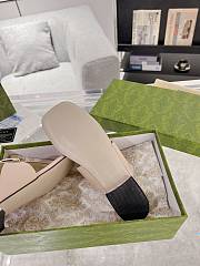 Fortok Gucci Light Beige Blondie Thong Sandals - 6