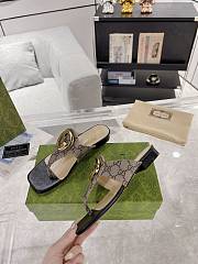 Fortok Gucci Beige Blondie Thong Sandals - 2