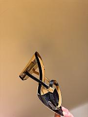 Fortok Fendi Delfina Black High-heeled Sandals - 5