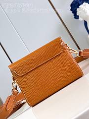 Fortok Louis Vuitton Twist MM Bag Brown M24758 19x15x9cm - 5