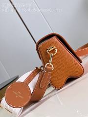 Fortok Louis Vuitton Twist MM Bag Brown M24758 19x15x9cm - 4