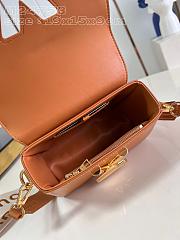 Fortok Louis Vuitton Twist MM Bag Brown M24758 19x15x9cm - 2