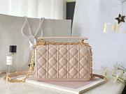Fortok Dior Jolie Top Handle Bag Pink 22x14x8cm  - 4