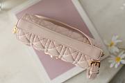 Fortok Dior Jolie Top Handle Bag Pink 22x14x8cm  - 3