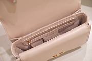 Fortok Dior Jolie Top Handle Bag Pink 22x14x8cm  - 2