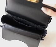 Fortok Dior Jolie Top Handle Bag Black 22x14x8cm  - 4