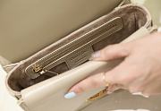 Fortok Dior Jolie Top Handle Bag Beige 22x14x8cm  - 4