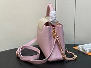 Fortok Louis Vuitton Capucines BB Bag Pink & Beige Floral Padlock M23950 27x18x9cm - 3