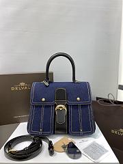 Fortok Delvaux Denim Brillant Bag 28x14x22cm - 1