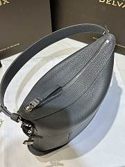 Fortok Delvaux Pin Swing Bag in Grey 29x9x20cm - 5