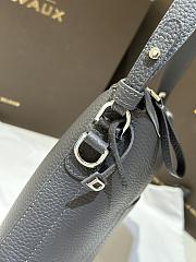 Fortok Delvaux Pin Swing Bag in Grey 29x9x20cm - 2