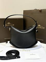 Fortok Delvaux Pin Swing Bag in Black 29x9x20cm - 6