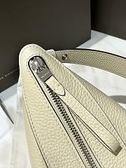 Fortok Delvaux Pin Swing Bag in White 29x9x20cm - 6