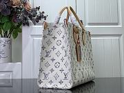 Fortok Louis Vuitton OnTheGo MM Bag Multicolor Beige M24708 35x27x14cm - 5