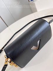 Fortok Louis Vuitton Twist West Pochette Bag Black M83077 19x10x6cm - 2