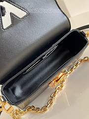 Fortok Louis Vuitton Twist West Pochette Bag Black M83077 19x10x6cm - 3