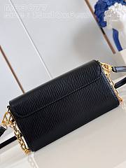 Fortok Louis Vuitton Twist West Pochette Bag Black M83077 19x10x6cm - 4