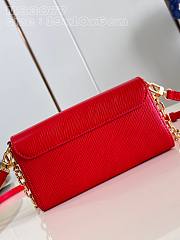 Fortok Louis Vuitton Twist West Pochette Bag Red M83593 19x10x6cm - 2