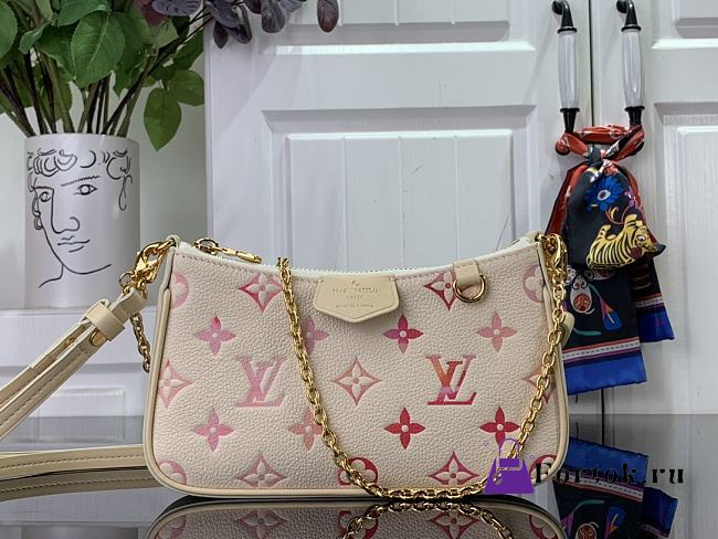 Fortok Louis Vuitton Easy Pouch On Strap Sunrise Aquarelle M83448 19x11.5x3cm - 1