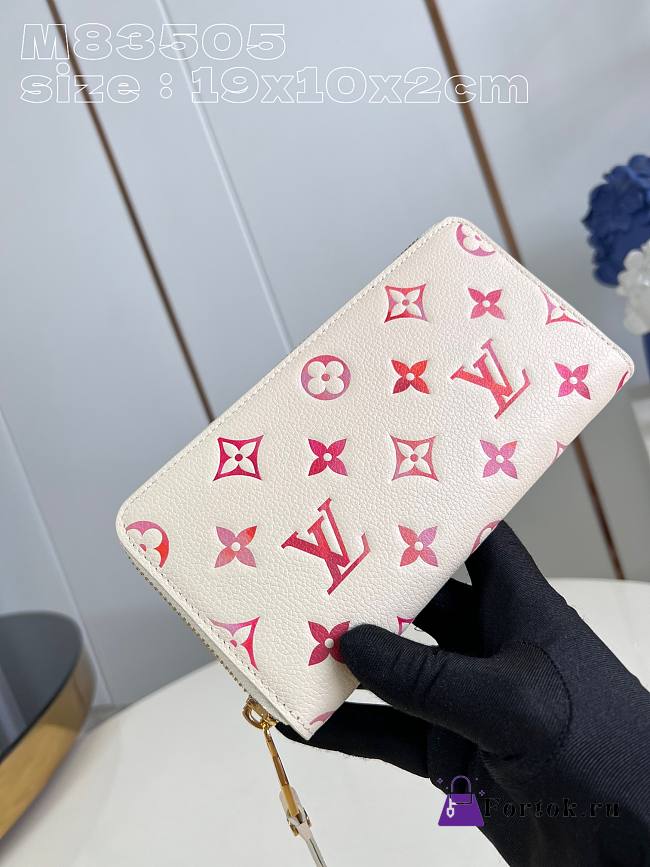 Fortok Louis Vuitton Zippy Wallet Sunrise Aquarelle M83505 19x10x2cm - 1