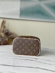 Fortok Louis Vuitton Nice Mini Toiletry Pouch Brown Monogram Canvas M44495 20x13.5x12cm - 3