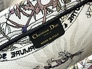 Fortok Dior Book Tote Flower Embroidery 36x28x16cm - 3
