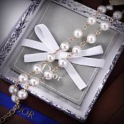 Fortok Dior Letter CD Butterfly Necklace - 3