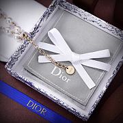 Fortok Dior Letter CD Butterfly Necklace - 2