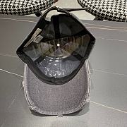 Fortok Dior Denim Baseball Cap in Grey - 6
