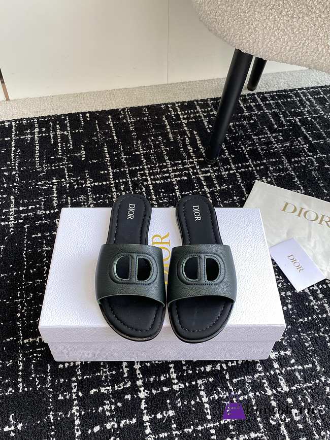 Fortok Dior D-Club Slides Black - 1