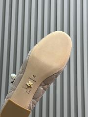 Fortok Dior Ballet Flat Beige Quilted Cannage Calfskin - 6