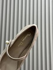 Fortok Dior Ballet Flat Beige Quilted Cannage Calfskin - 4