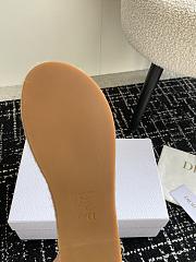 Fortok Dior Straw Sandals in Black - 3