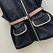 Fortok Prada Double-pocket Nylon Vest Jacket Black - 2