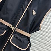 Fortok Prada Double-pocket Nylon Vest Jacket Black - 4