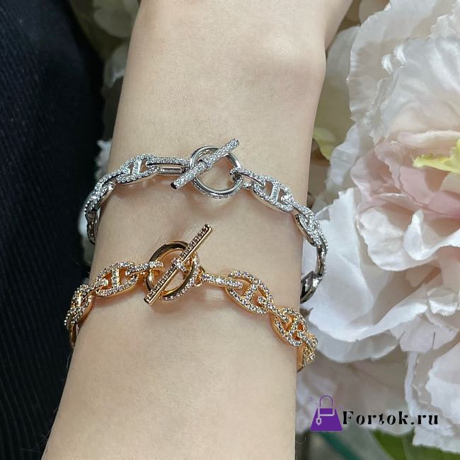 Fortok Hermes Farandole Bracelet Gold/Silver - 1