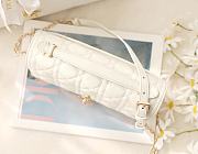 Fortok Dior Miss Dior Top Handle Bag White Lamskin 24x14x7.5cm - 4