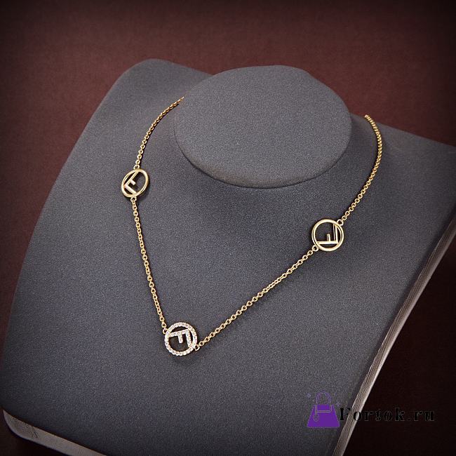 Fortok Fendi Logo Necklace - 1