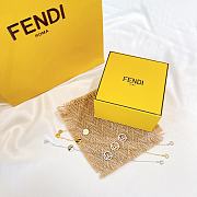 Fortok Fendi Full Diamond Letter Bracelet Gold/Silver/Gold Rose - 4