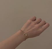 Fortok Fendi Full Diamond Letter Bracelet Gold/Silver/Gold Rose - 2